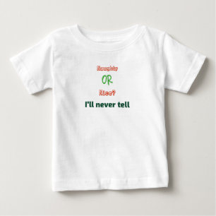 ニースいけなか？クリスマスは絶対に言わない ベビーTシャツ