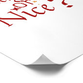 ニースいけなか? – 休日よくはしゃぐタイポグラフィ ポスター (角)