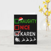 ニースいけなカレンクリスマスパジャマおもしろいサンタH カード (黄色い花)