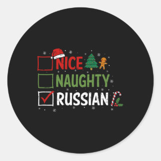 ニースいけなクロシアのリスマスパジャマスサンタクロース ラウンドシール