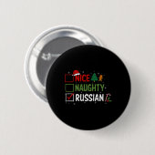 ニースいけなクロシアのリスマスパジャマスサンタクロース 缶バッジ (正面&裏面)