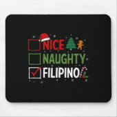 ニースいけなフィリピーノクリスマスパジャマスサンタク マウスパッド (正面)