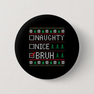 ニースいけなブおもしろいルクリスマスクリスマスメンズK 缶バッジ