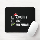 ニースいけなブラジルブラジルSanta Hatクリスマス マウスパッド (マウス)