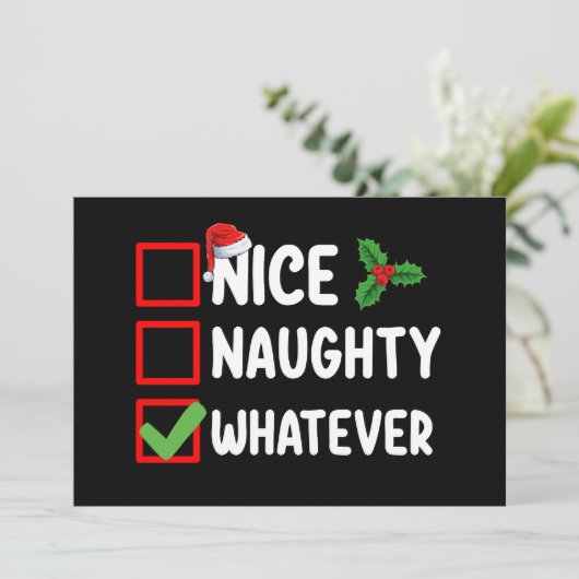 ニースいけなホッおもしろいトクリスマスリスト 招待状 (スタンド正面)