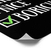 ニースいけなボリおもしろいキュアプエルトリコサンタハットC ポスター (角)