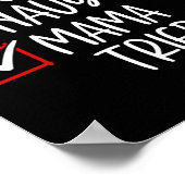 ニースいけなママがクリスマスリストをサンタクロースに ポスター (角)