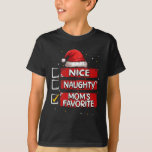 ニースいけなママのクリスマスお気に入りのリストSanta C Tシャツ<br><div class="desc">ニースいけなママのクリスマスリお気に入りのストサンタクロース</div>