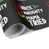 ニースいけなママはクリスマスを楽しんだ ラッピングペーパー (ロールコーナー)