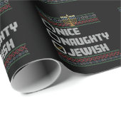 ニースいけなユダヤ人サンタ醜いクリスマスハヌカー ラッピングペーパー (ロールコーナー)