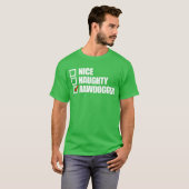 ニースいけなラウィドガー大人のユーモアのクリスマス Tシャツ (正面フル)