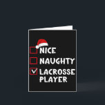 ニースいけなラクロス選手リストChristmas Santa カード<br><div class="desc">ニースいけなラクロス選手リストChristmas Santa Claus 1</div>