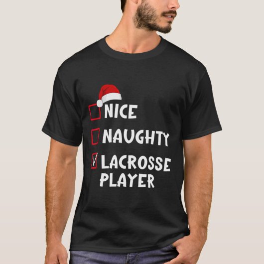 ニースいけなラクロス選手リストChristmas Santa Tシャツ (正面)