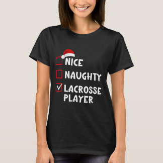 ニースいけなラクロス選手リストChristmas Santa Tシャツ
