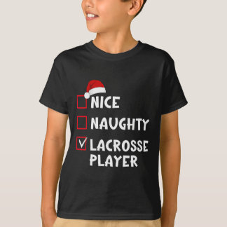 ニースいけなラクロス選手リストChristmas Santa Tシャツ