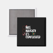 ニースいけなリスト複雑なクリスマス マグネット (正面/裏面)