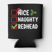 ニースいけなレッドヘッドファミリーマッチングクリスマスリス 缶クーラー (正面)