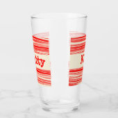 ニースいけなレッドペパーミントキャンディマーブルストライプ タンブラーグラス (左)