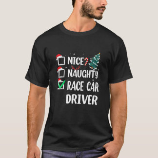 ニースいけなレースカードライバークリスマスリストクリスマスS Tシャツ
