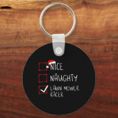 ニースいけなローンモーワーレーサーリストChristmas Santa キーホルダー (正面)