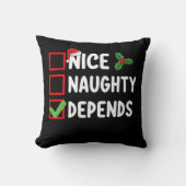 ニースいけな依存型クリスマスリスト クッション (正面)