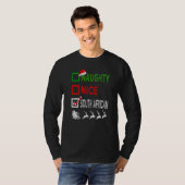 ニースいけな南アフリカのクリスマスパジャマスサンタ Tシャツ (正面フル)