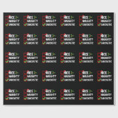 ニースいけな皮肉クリスマスリスト皮肉 ラッピングペーパー (フラット)