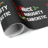 ニースいけな皮肉クリスマスリスト皮肉 ラッピングペーパー (ロールコーナー)