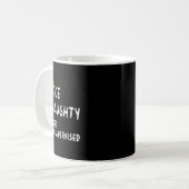ニースいけな離れの未管理のクリスマスリスト家族 コーヒーマグカップ (正面左)