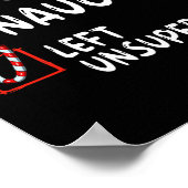 ニースいけな離れの未管理のクリスマス・サンタクラ ポスター (角)