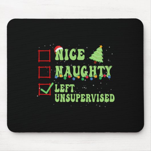 ニースいけな離れ非監型クリスマスリスト マウスパッド (正面)
