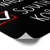 ニースいけな韓国クリスマス韓国He ポスター (角)