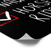 ニースいけな馬ライダーリストクリスマスサンタク ポスター (角)