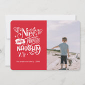 ニースいけな...おもしろいクリスマスの写真カード シーズンカード (正面)