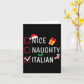 ニースおもしろいいけなクイタリアンリスマスファミリーパジャマ カード (黄色い花)