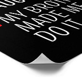 ニースおもしろいいけなクリスマス家族パジャマメンウォム ポスター (角)