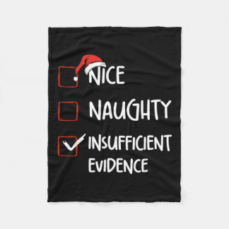 ニースおもしろい不十分いけなな証拠クリスマ フリースブランケット