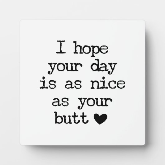 ニースお尻ファームハウスおもしろいバスルームの標識 フォトプラーク (正面)