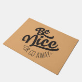 ニースがあって下さいまたは遠くににおもしろいな引用文行って下さい ドアマット (アングル)