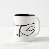 ニースがあれば許可のマグ2はおもしろいな深刻にある調子を与えました ツートーンマグカップ (正面右)