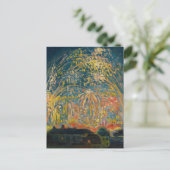 ニースで花火 | Nikolai Tarkhov ポストカード (スタンド正面)