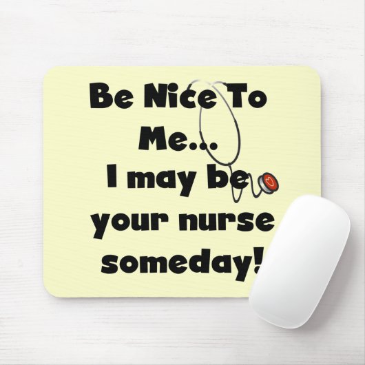 ニースのナースのTシャツおよびギフトがあって下さい マウスパッド (マウス)