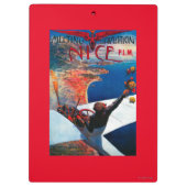 ニースのフランスポスターの会合のDの航空 クリップボード (裏面)