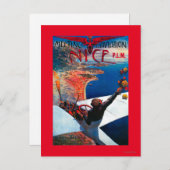 ニースのフランスポスターの会合のDの航空 ポストカード (正面/裏面)