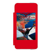 ニースのフランスポスターの会合のDの航空 INCIPIO iPhoneウォレットケース (フォリオ 正面)