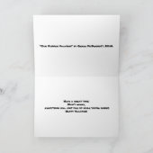 ニースの休暇を過して下さい! 挨拶状 カード (内部)