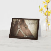 ニースの単語の馬の悔やみや弔慰 カード (黄色い花)