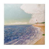 ニースの砂浜 タイル (正面)