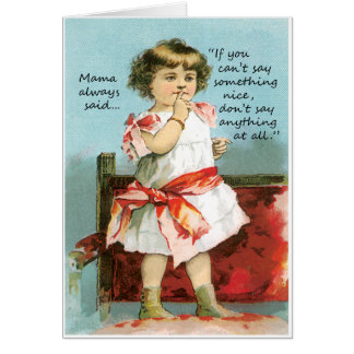 ニースの空白のなカード何かを言うことができなければ