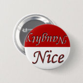 ニースまたはいけなホリデーシーズンクリスマスクリスマス 缶バッジ (正面&裏面)